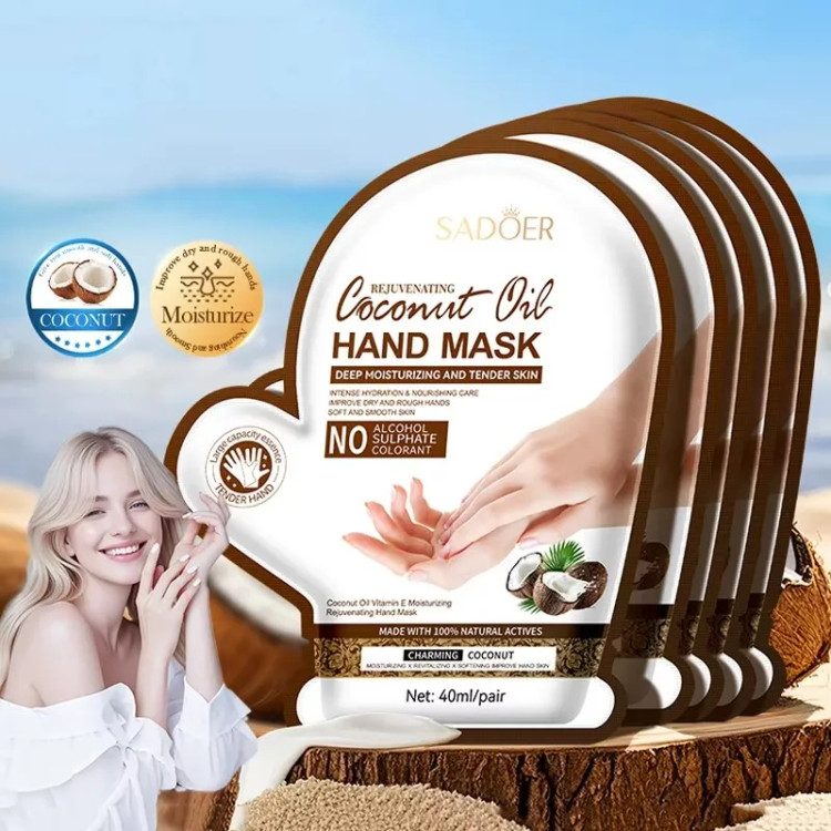 ماسک دستکشی روغن نارگیل