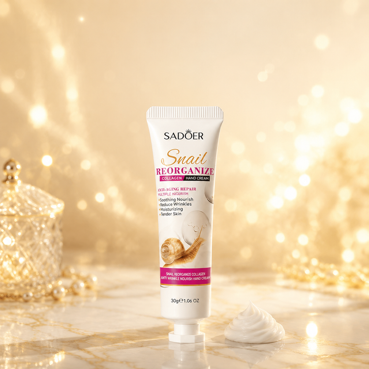 کرم دست حلزون و کلاژن سادوئر (SADOER Snail Reorganize Collagen Hand Cream)